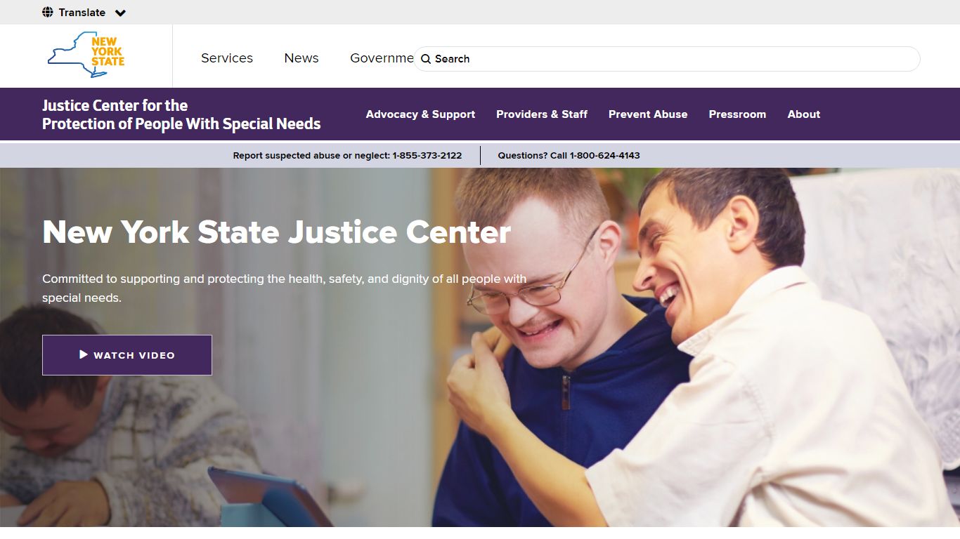 Justice Center for the Protection of People With Special Needs